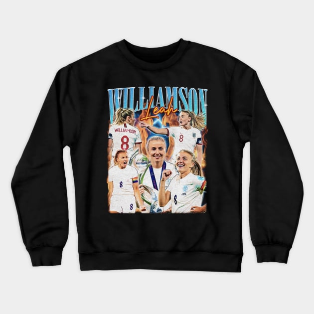 England Pride Leah Williamson Crewneck Sweatshirt by Rage Against Tee Machine